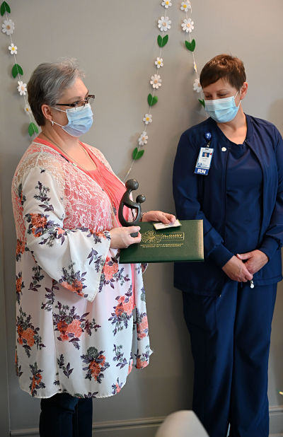 Sheila Holman, RN, was named Ashe Memorial Hospital's inaugural DAISY Award winnerPicture of Sheila Holman, RN, who was named Ashe Memorial Hospital&apos;s inaugural DAISY Award winner