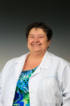 Headshot of family nurse practitioner Cathy Clark